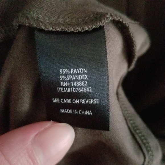 Olive Green Torrid Dress - Picture 4 of 4